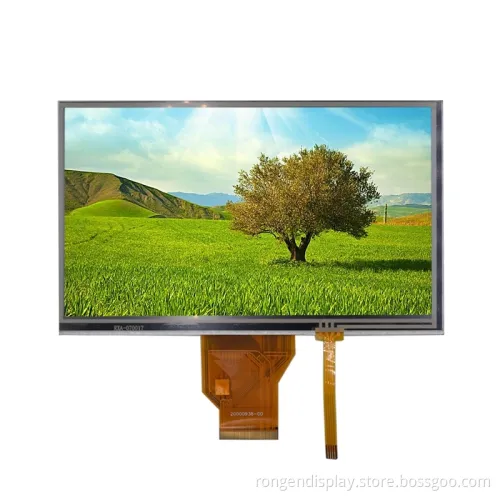 ODM 7inch High Brightness LCD Screen 800X480 TFT LCD Display Rg070csx-04